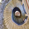 A spiral staircase