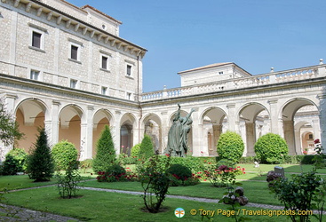 Cloister of Montecassino Abbey