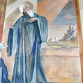 St Benedict has a vision of his sister's soul, in the form of a dove departing for heaven