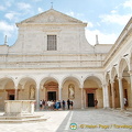 View of Montecassino Basilica facade
