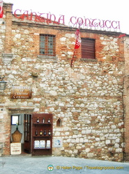 Cantina Contucci, one of the many wine cellars in Montepulciano