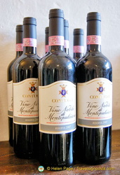 Bottles of Montepulciano Vino Nobile from Contucci