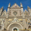 A wealth of artwork on the facade of Orvieto Duomo