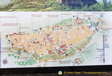 Map of Orvieto