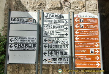 Directions to Orvieto attractions