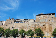 Orvieto historical centre is on top of a cliff
