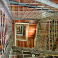 View down the stairwell of Torre del Moro
