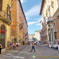 Corso Vannucci, the pedestrianized main street in Perugia centro storico