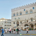 Palazzo dei Priori on Piazza IV Novembre