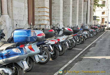 Bikes galore in Perugia