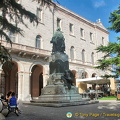 Statue of Pietro Vannucci, also known as Pietro Perugina, a Renaissance painter