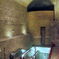 Escalator in Rocca Paolina which links the Centro Storico to the underground parking at Piazza Partigiani