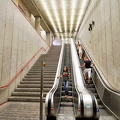 Perugia centro storico escalator