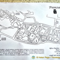 Map of Pienza
