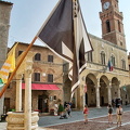 View of Pienza's Piazza Pio II