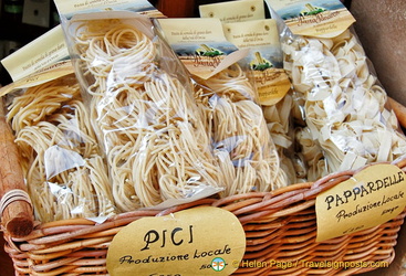 Pici and pappadelle from Pienza