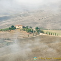 Val d'Orcia on a dewey morning