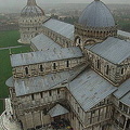 The Duomo and the Baptistry, seen from the top of the Leaning Tower