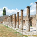 Doric columns near the large Pompeii theatre