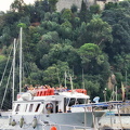 View of Castello Brown on top of the hill