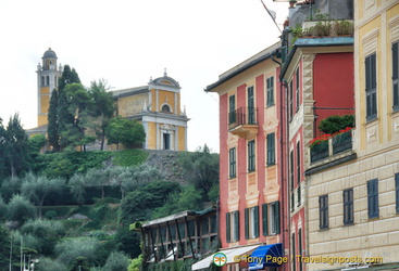 View of Chiesa San Giorgio on the hill