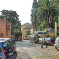 Car park just outside the Portofino harbour area