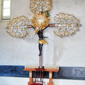 A very unusual decoration on this crucifix