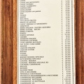 The price list for drinks in Portofino