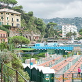 Looking down at the Santa Marherita beach