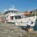S. Valentino moored at the Marina Piccola in Sorrento