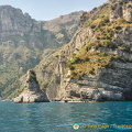 Rugged coastline along the Sorrento Peninsula