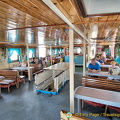 Inside cabin of the ferry