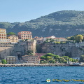 Sorrento port area.  The Excelsior Vittorio has great views