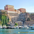 Arriving in Sorrento