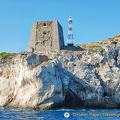 Tower of Fornillo, one of the two 15th century towers in Positano