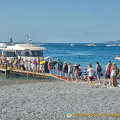 Boarding a boat trip to Capri