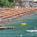 View of Positano beach