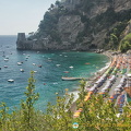 A view of Positano beach