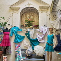 Dresses encroaching on the shrine