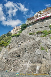 Cliff-top residences in Positano