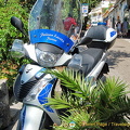 Positano local police motorbike