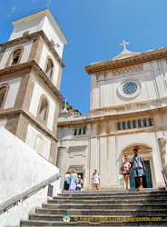 Church of Santa Maria Assunta in the small Flavio Gioia Square