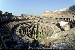 Inside the Colosseum