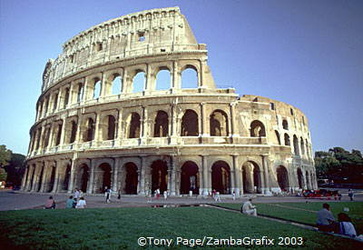 A star shot of The Colosseum