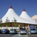 Entrance of Castel Romano Outlet
