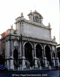 Basilica San Pietro in Vincoli in the Piazza of the same name
