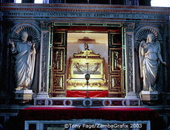St Peter's chains in Basilica San Pietro in Vincoli