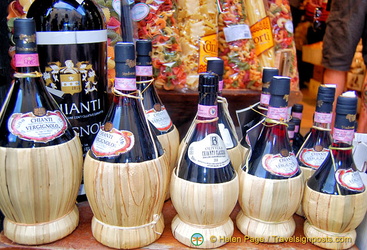 The famous Chianti wines