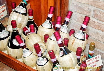 Chianti and Vin Santo, an Italian dessert wine