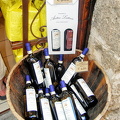 Bottles of the famous Vernaccia di San Gimignano